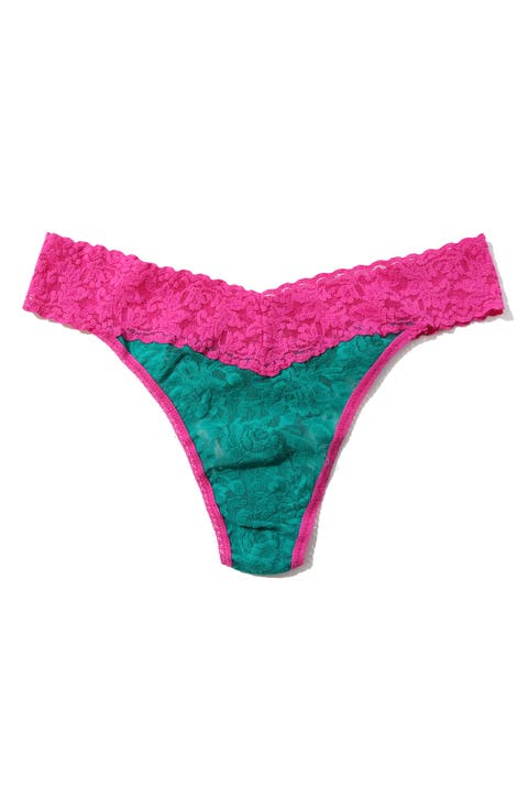 Signature Lace Original Rise Thong