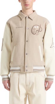 Manière De Voir Le Galerie Wool-Blend Varsity Jacket