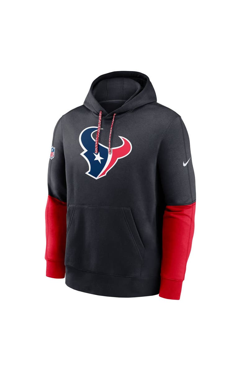 Nike Men's Nike Navy Houston Texans 2024 Sideline Club Pullover Hoodie, Alternate, color, 