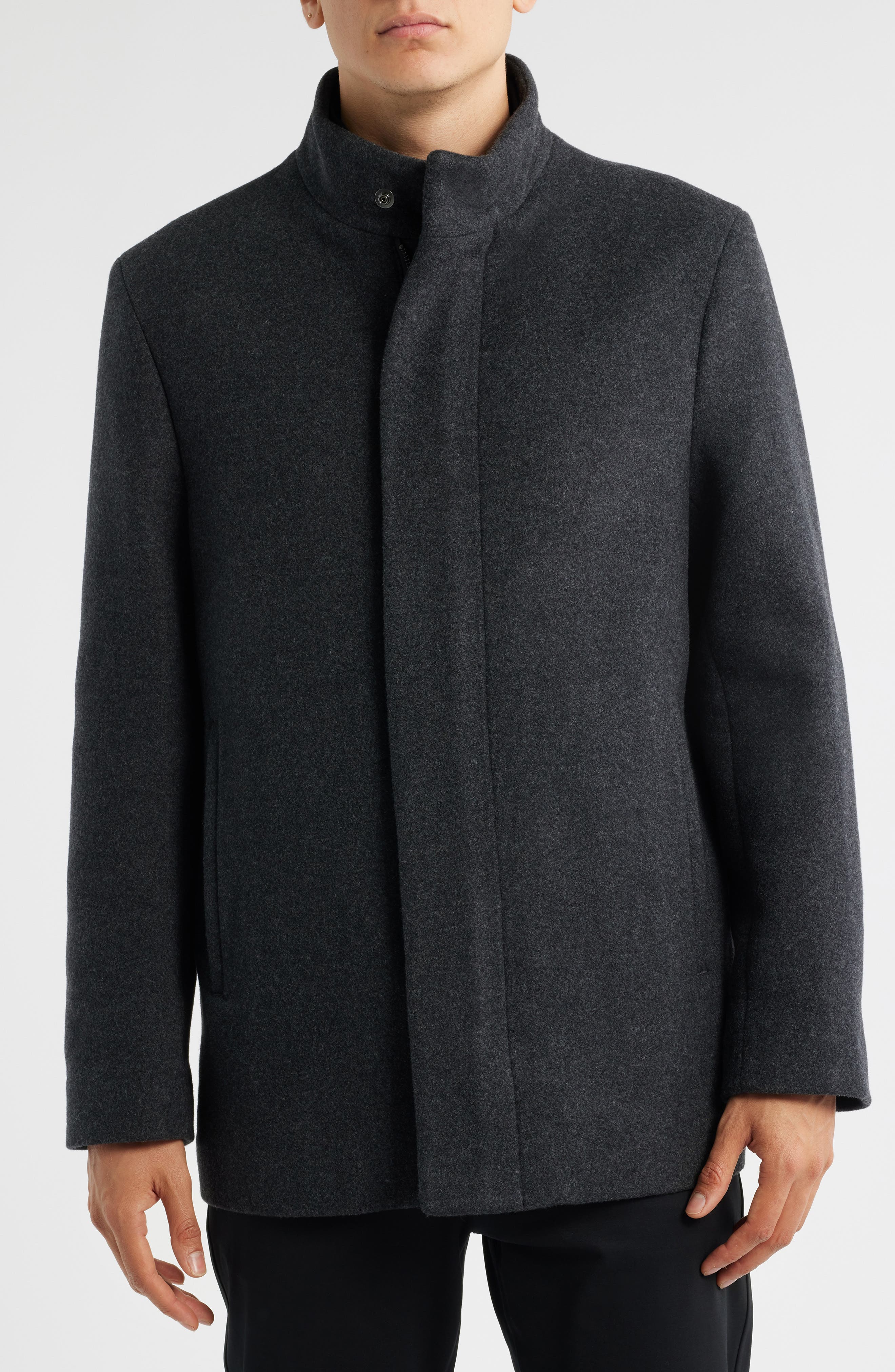 ジャケット・アウター WOOL MELTON MIDDLE COAT Clarence Wool Melton Jacket (Men) | Nordstrom