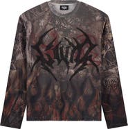Rolling Loud Gothic Flame Long Sleeve Thermal T-Shirt
