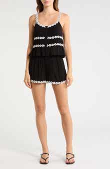 Madden Girl Daisy Lace Tank & Shorts Set