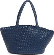 URBAN EXPRESSIONS HANDBAGS Woven Faux Leather Tote Bag