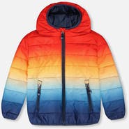 Deux par Deux Boy Quilted Mid-Season Gradient Jacket