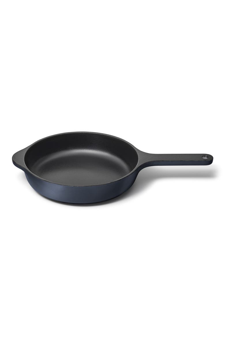 8-Inch Enameled Cast Iron Skillet, Main, color, DARK NAVY