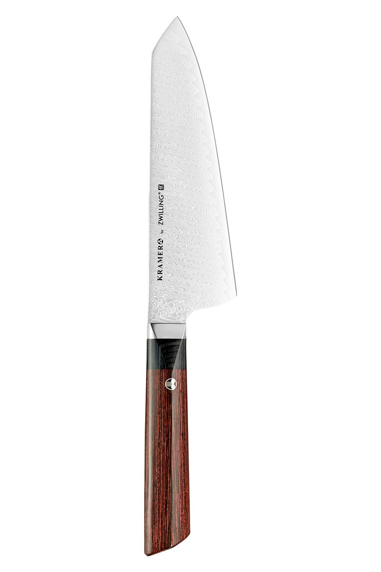 Bob Kramer Meiji 7-Inch Fine Edge Santoku Knife, Main, color, STAINLESS STEEL