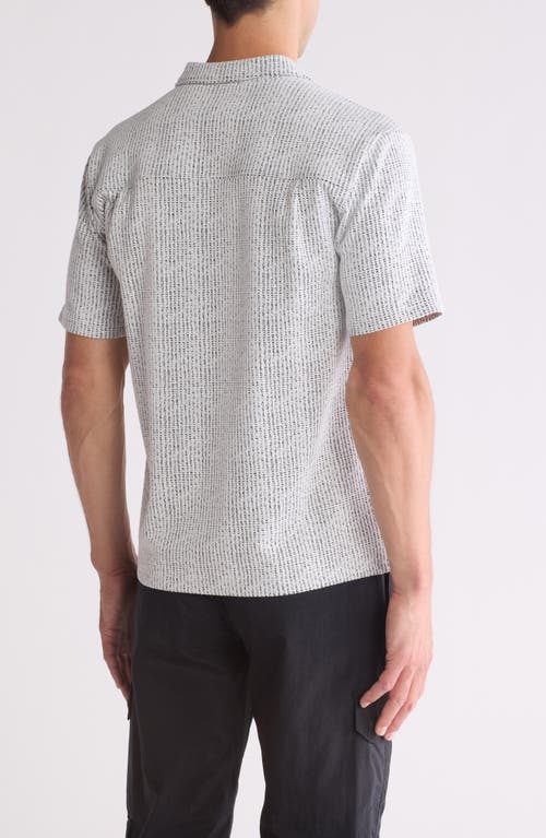 Fleece Factory Honeycomb Short Sleeve Button-up Shirt