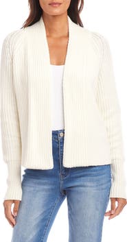 Karen Kane Rib Crop Cardigan