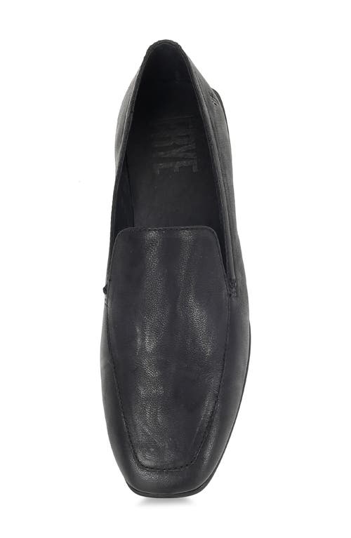 Frye Claire Leather Easy Loafers In Black