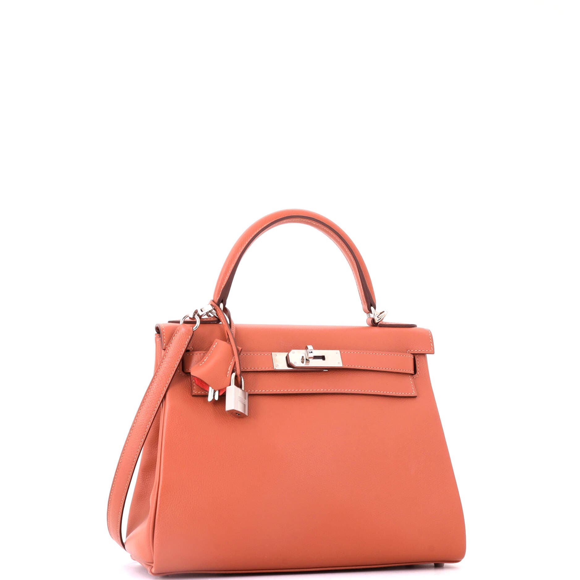 Kelly Handbag Verso Evercolor with Palladium Hardware 28, Alternate, color, Pink