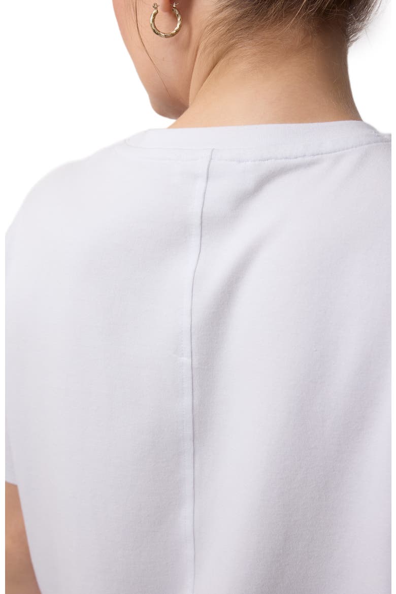 The Essential Maternity Tee, Alternate, color, White