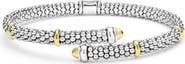 LAGOS 2-Tone Caviar Versa Bypass Bracelet