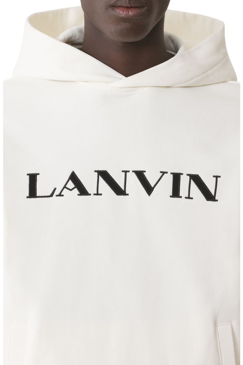 Embroidered Cotton Hoodie, Alternate, color, Cloth