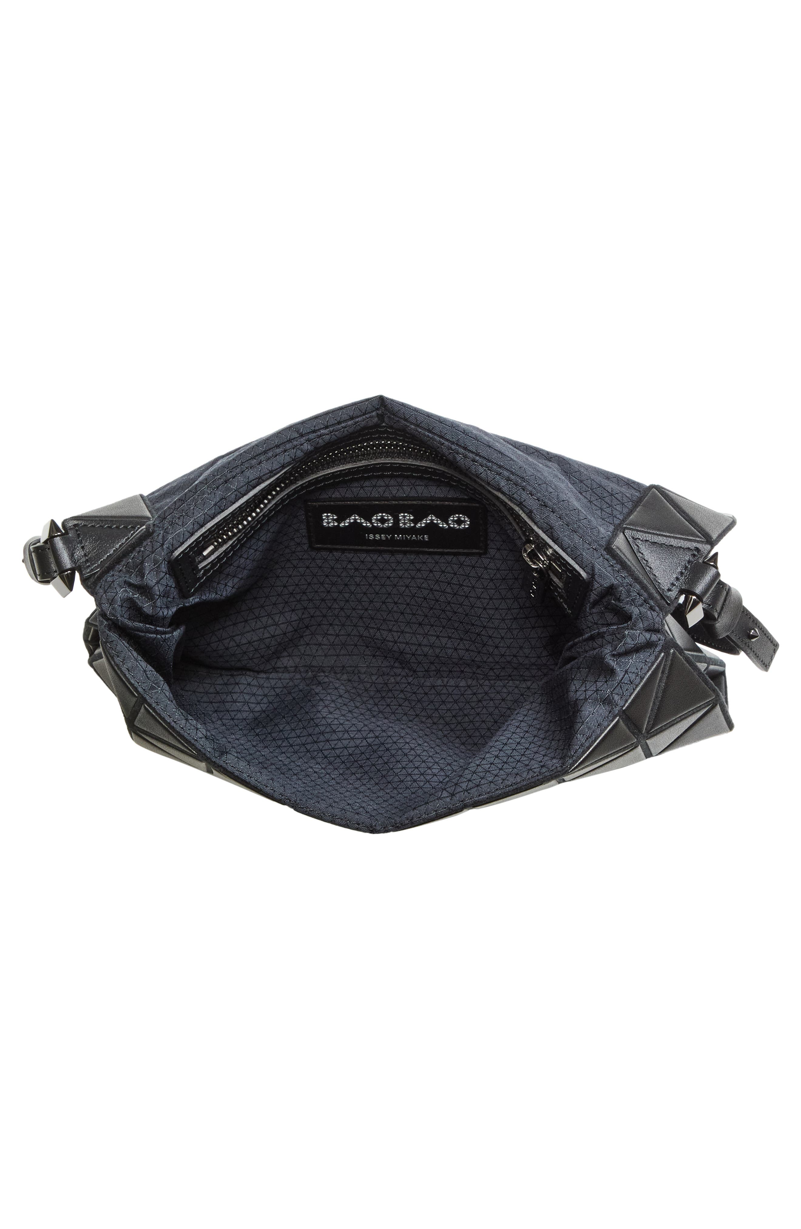 Bao Bao Issey Miyake Tonneau Matte Crossbody Bag, Alternate, color, Matte Black