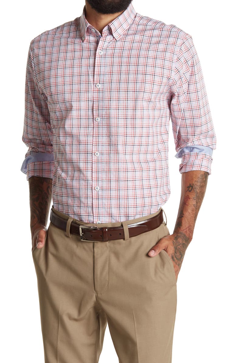 Original Penguin Check Dress Shirt, Alternate, color,