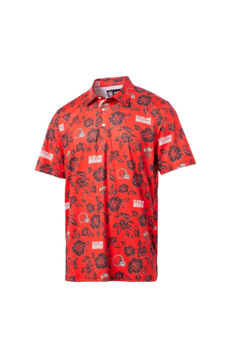 Reyn Spooner Men's Reyn Spooner Orange Cleveland Browns Pua Performance Polo, Alternate, color, Orange