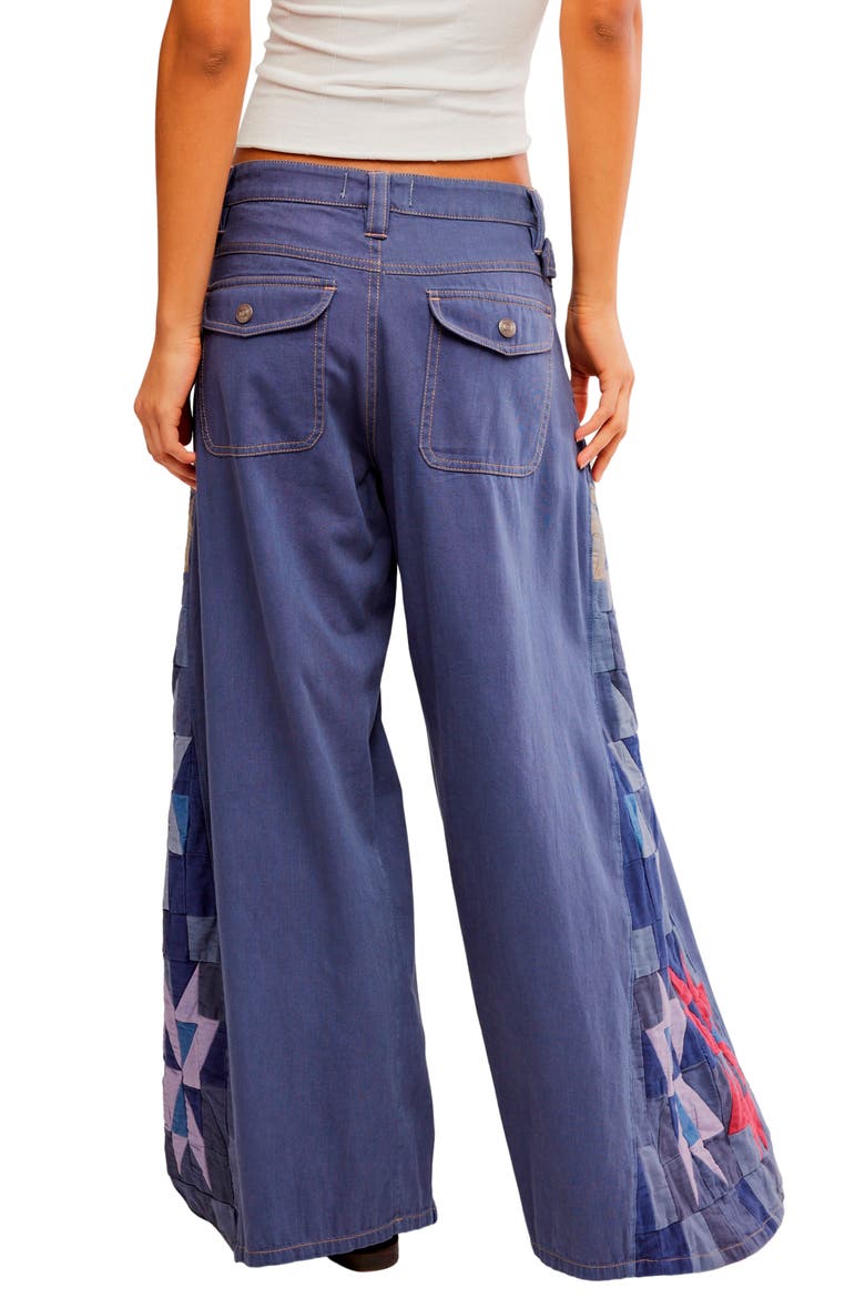 Kalediscope Wide Leg Jeans, Alternate, color, STARRY NIGHT