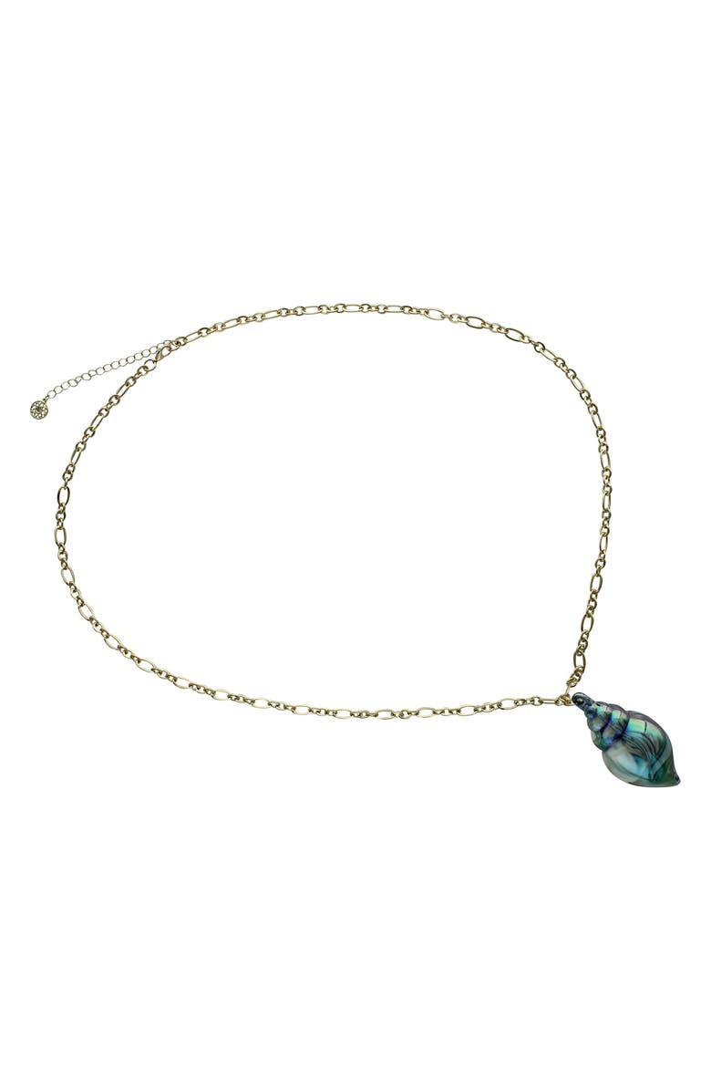 OLIVIA WELLES Sally Sells Pendant Necklace, Alternate, color, Gold / Multi