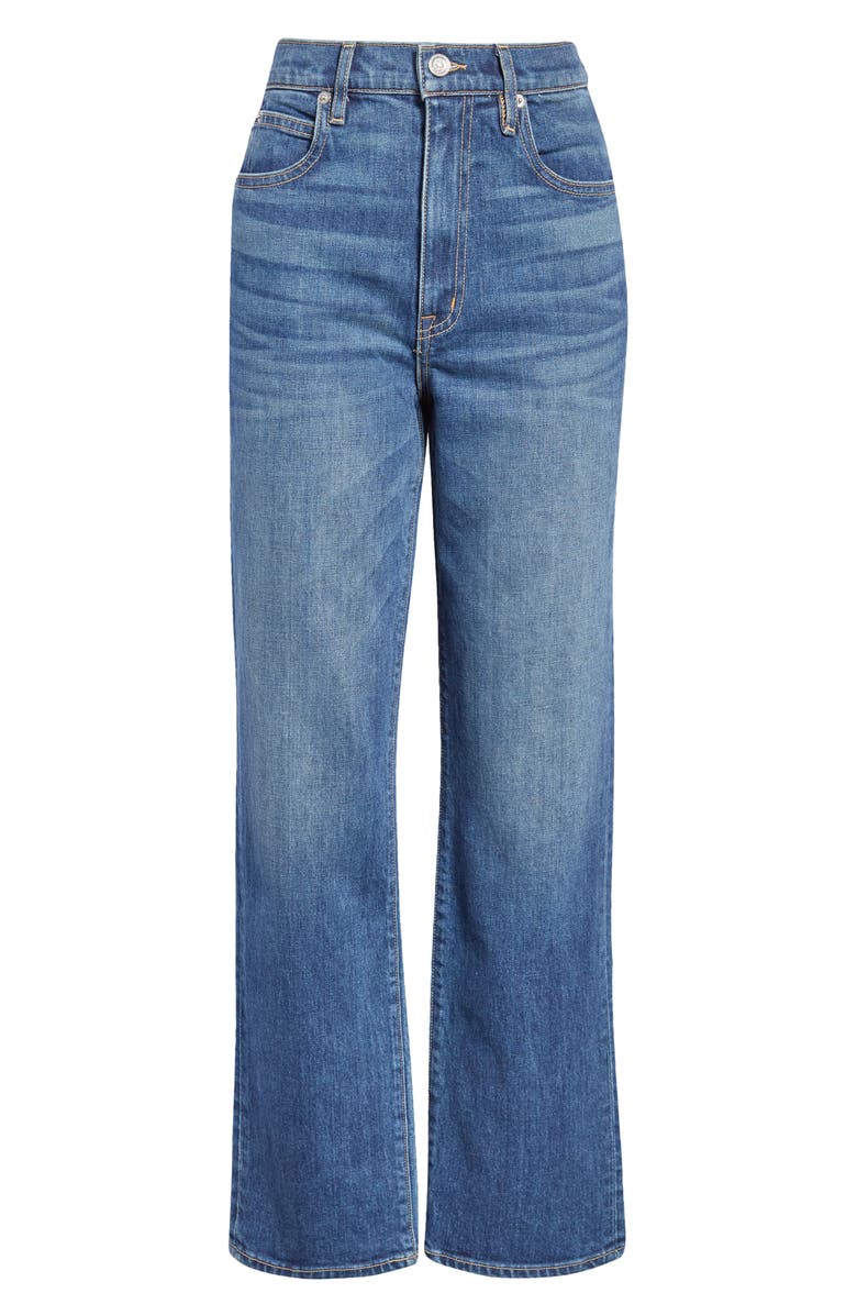 SLVRLAKE London High Waist Straight Leg Jeans, Alternate, color,