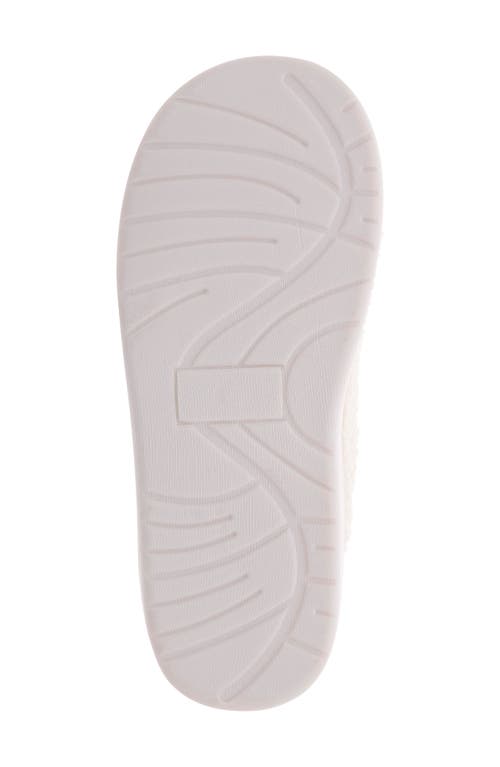 Mia Cozi Slipper In Mini Embroidered Flowers