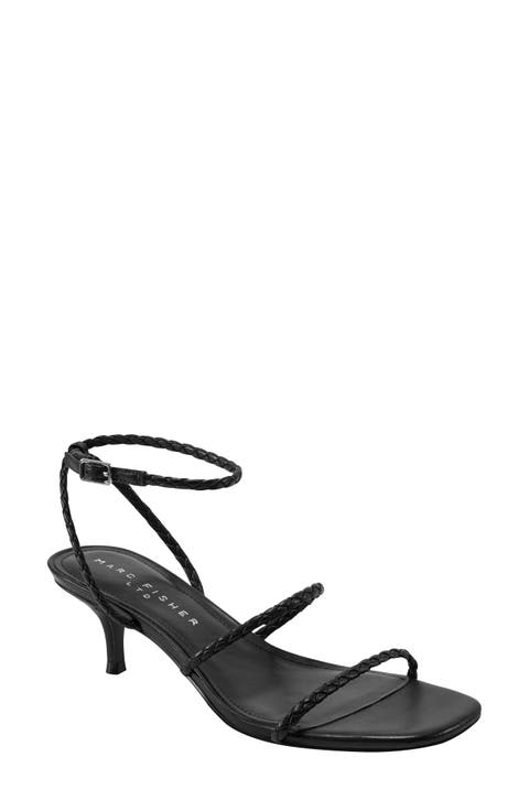 Beylee Ankle Strap Kitten Heel Sandal (Women)