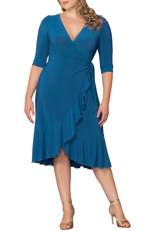 Whimsy Wrap Dress (Plus Size)