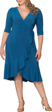 Kiyonna Whimsy Wrap Dress