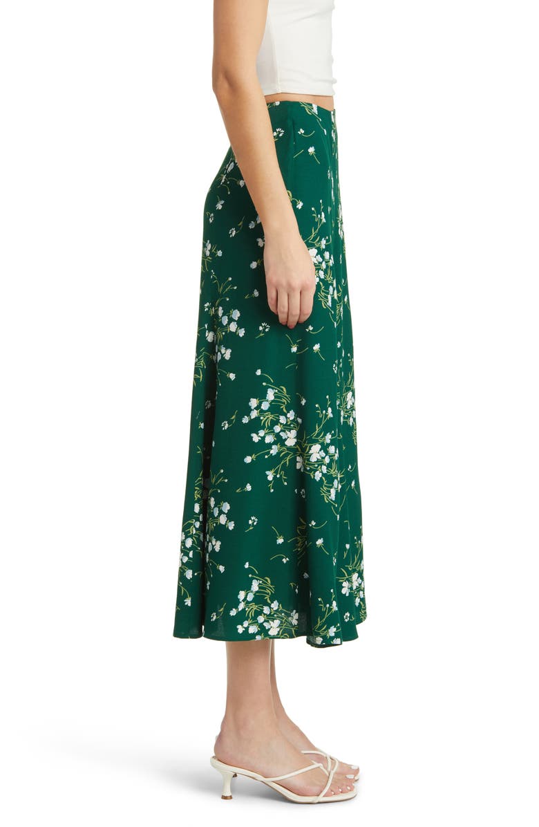 Reformation Bryson Floral Print Skirt, Alternate, color, 
