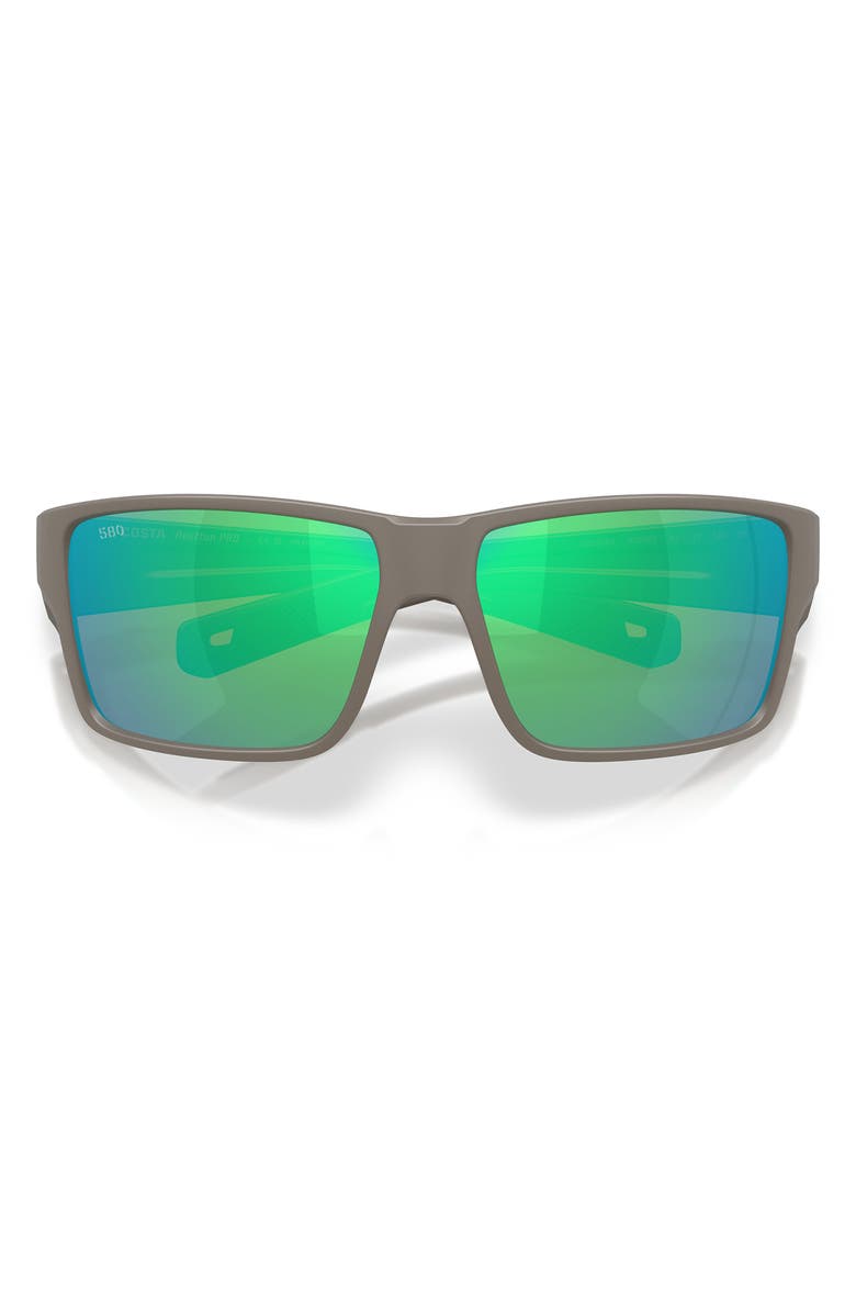 Costa Del Mar Reefton Pro 63mm Sunglasses, Alternate, color, Matte Olive Shale / Green
