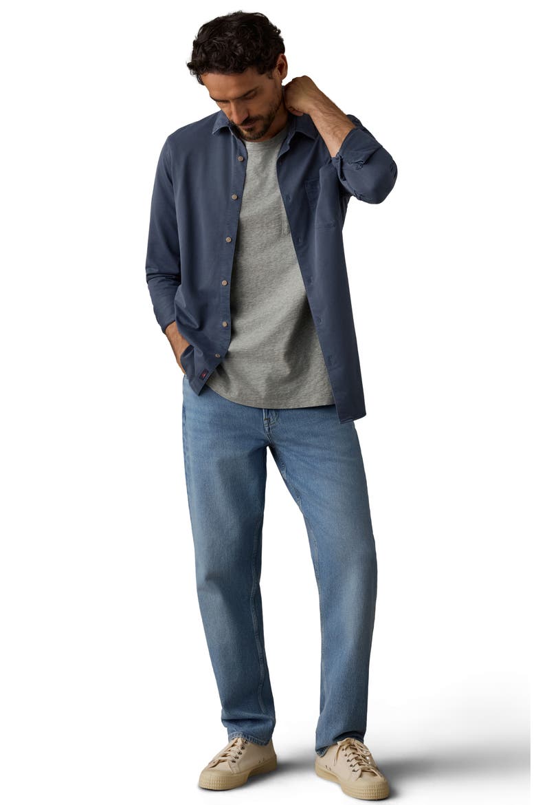 Costa Piqu Shirt, Alternate, color, ABYSS NAVY
