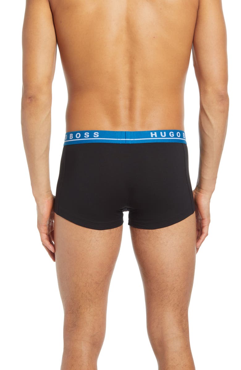 BOSS HUGO Assorted 3-Pack Stretch Cotton Trunks, Alternate, color, 
