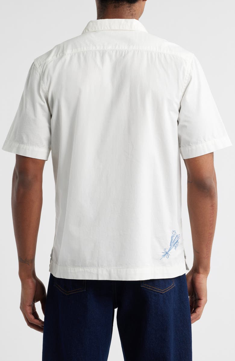 Service Works Picnic Graphic Camp Shirt, Alternate, color, Off White
