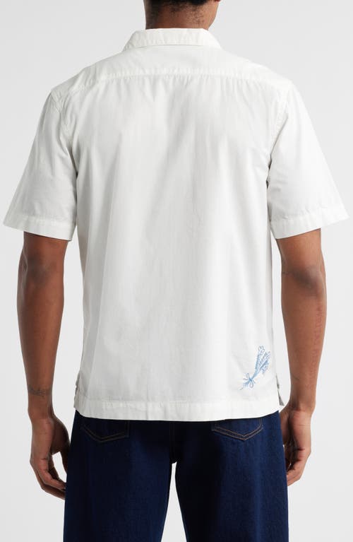 Service Works Picnic Graphic Camp Shirt In White