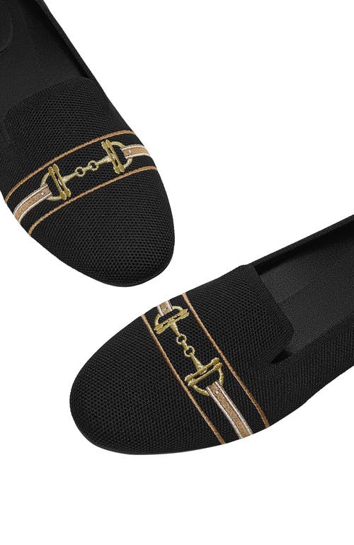 Vivaia Round-toe Embroidered Loafers