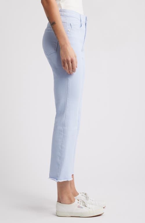 WIT & WISDOM WIT & WISDOM TATUM 'AB'SOLUTION FRAYED HIGH WAIST ANKLE FLARE JEANS