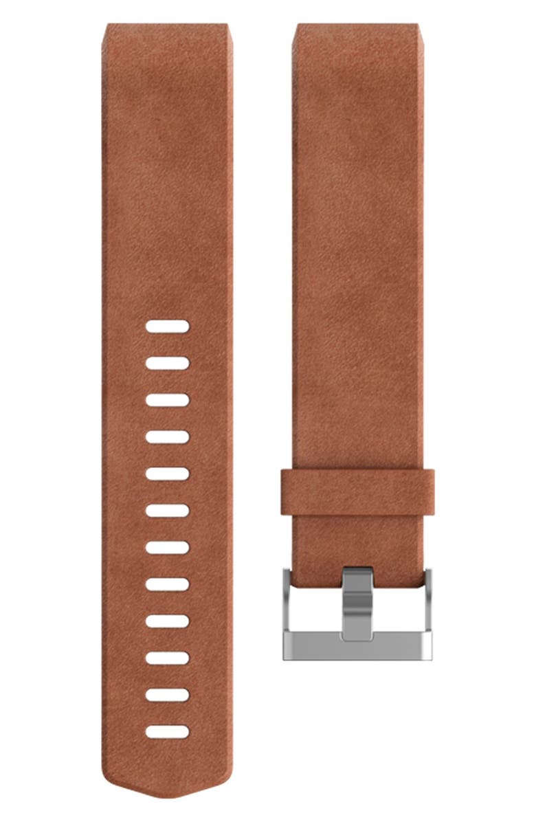 Fitbit Charge 2 Leather Accessory Band, Main, color,
