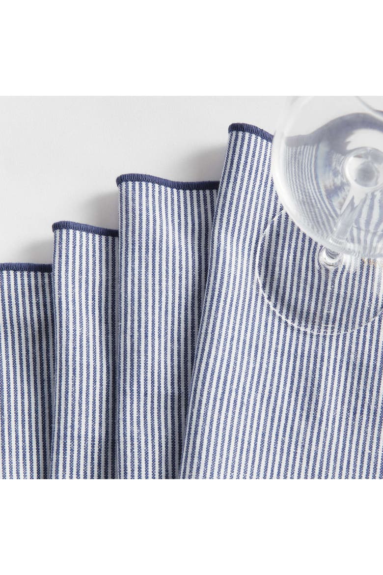 Barclay Butera Vista Cockatil Napkins Set Of 4, Alternate, color, Blue