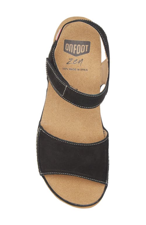 On Foot 240 Vegas Sandal In Black
