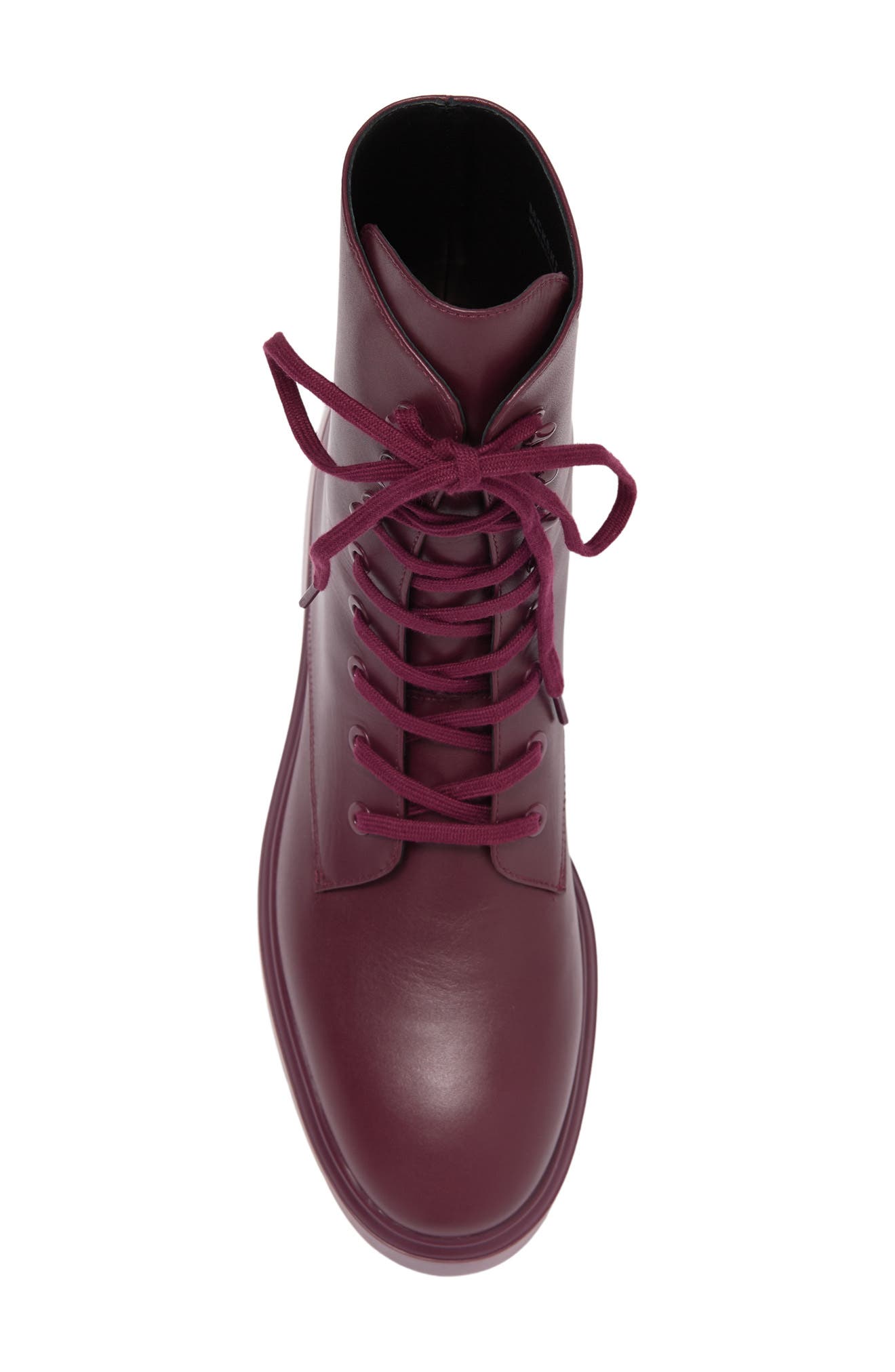 McKenzee Combat Boot, Alternate, color, CRANBERRY