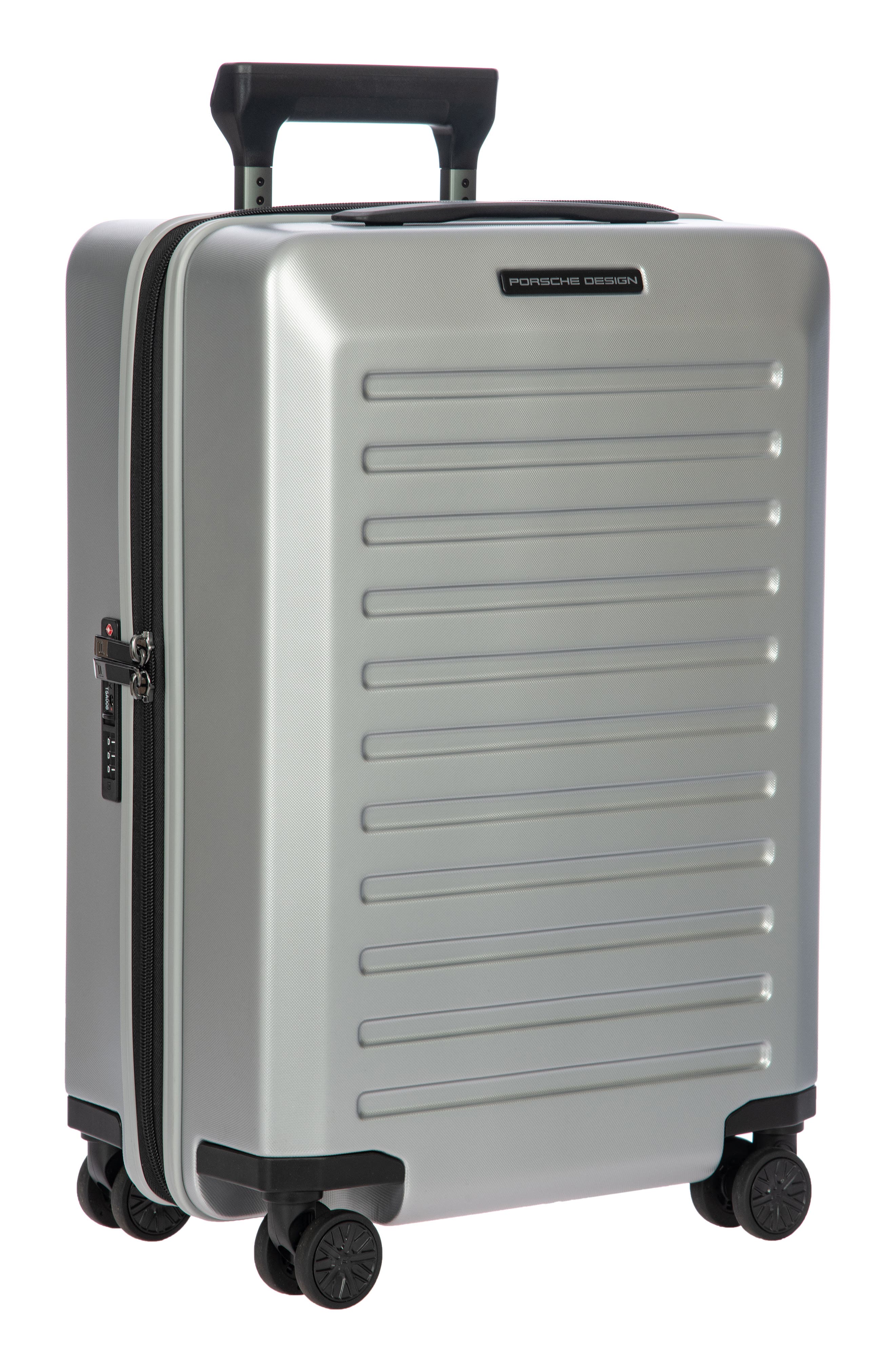 Porsche Design Voyager 21-Inch Hardside Spinner Carry-On Luggage, Alternate, color, Silver