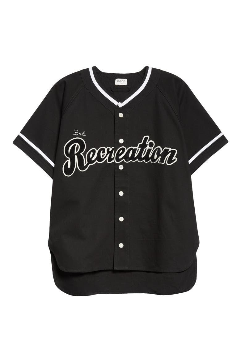 Baseball Shirt, Alternate, color, BLACK