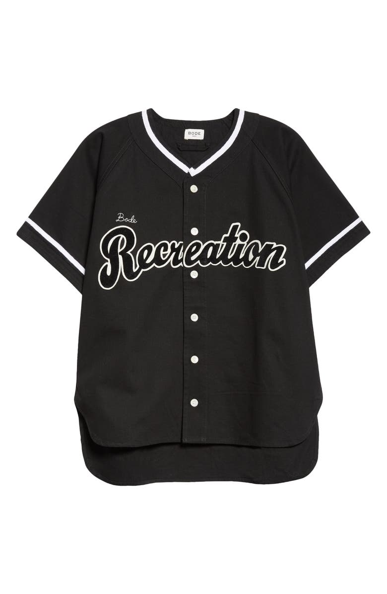 Bode Baseball Shirt, Alternate, color, Black