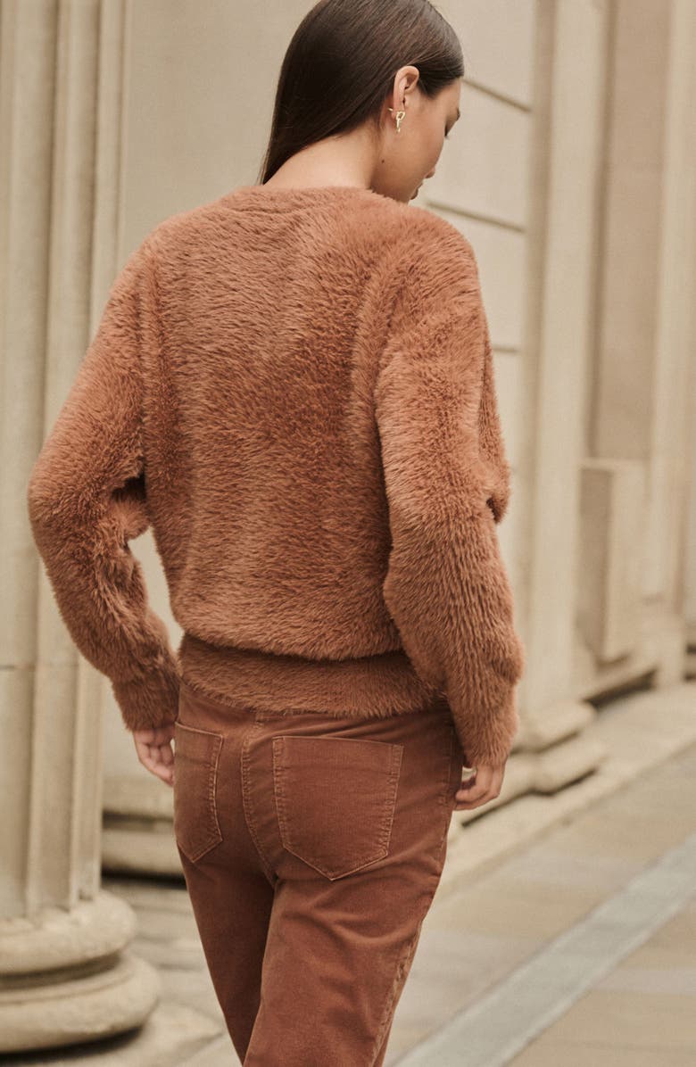 NEXT Zip Bomber Cardigan, Alternate, color, Brown