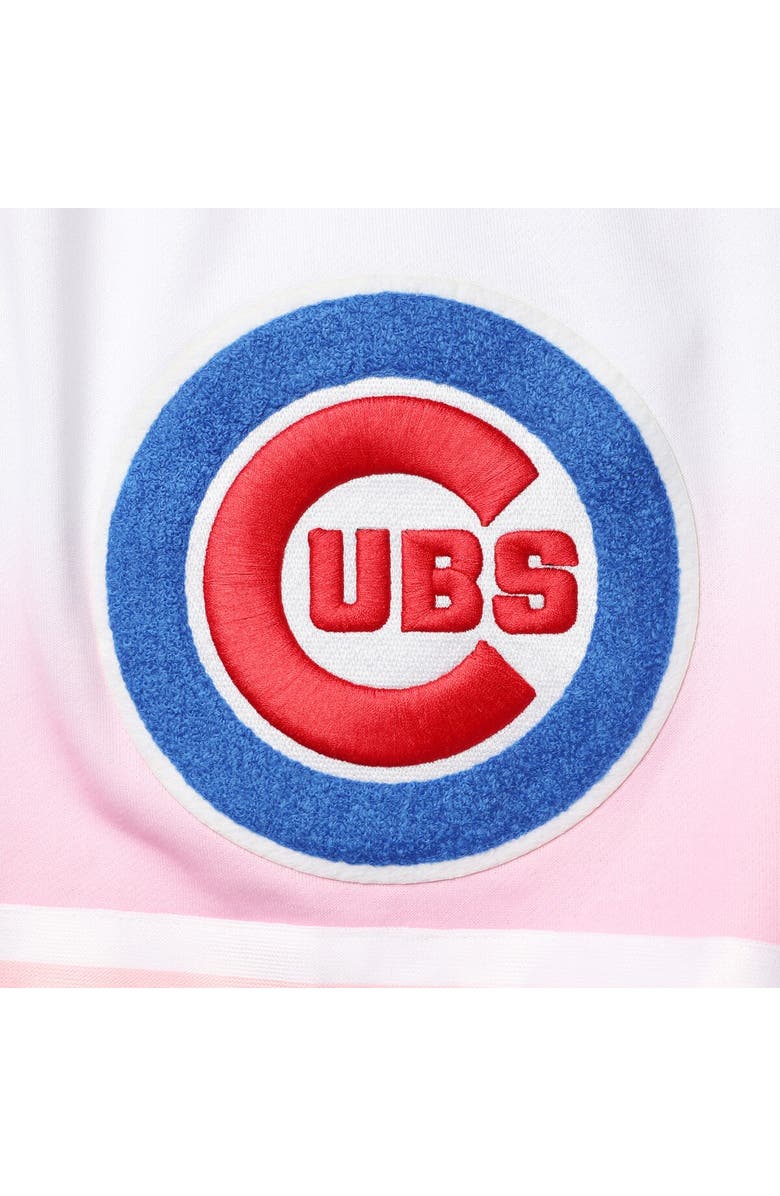 PRO STANDARD Men's Pro Standard Blue/Pink Chicago Cubs Team Logo Pro Ombre Shorts, Alternate, color, Blue