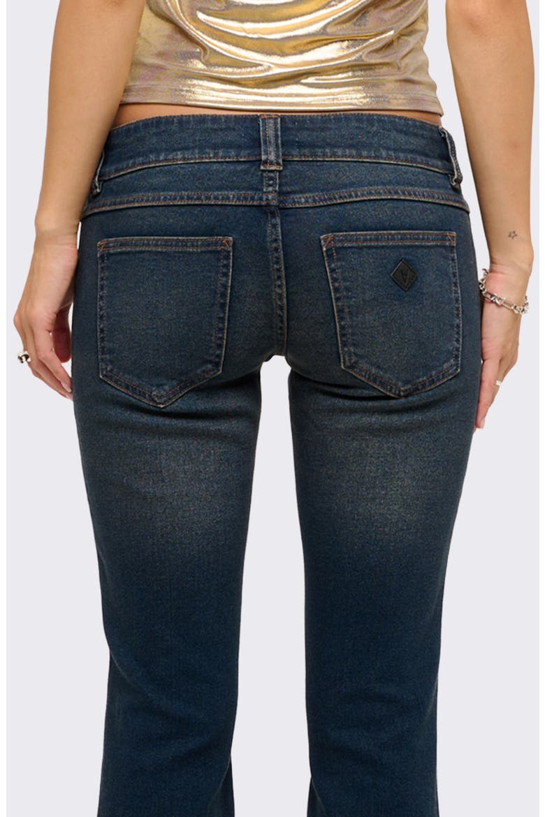 00 Kick Low Rise Flare Jeans, Alternate, color, IRIS