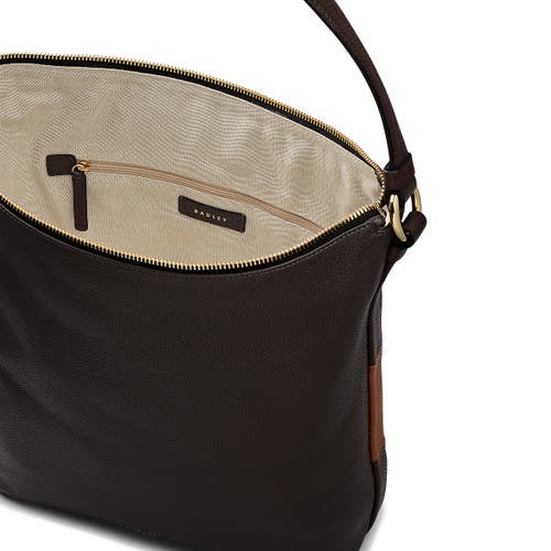 Radley Waterloo Way Medium Ziptop Shoulder Bag In Gray