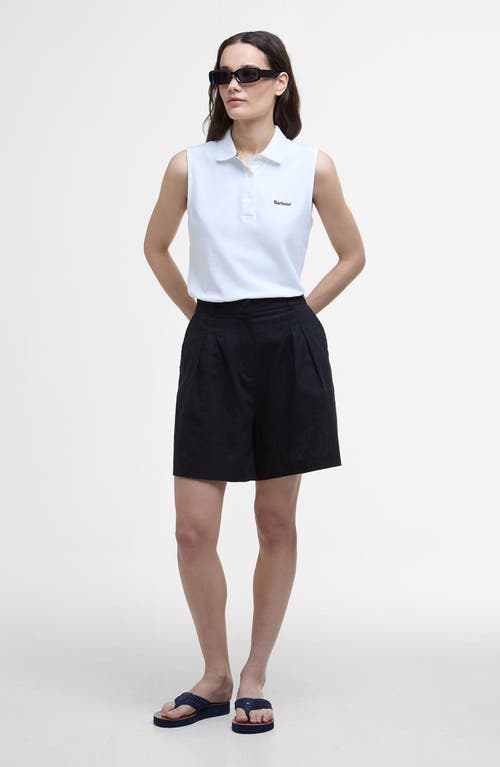 BARBOUR BARBOUR BOWFORD SLEEVELESS COTTON POLO SHIRT