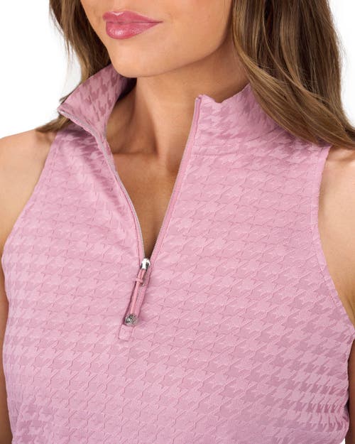 Black Clover Lynx Sleeveless Polo In Pink