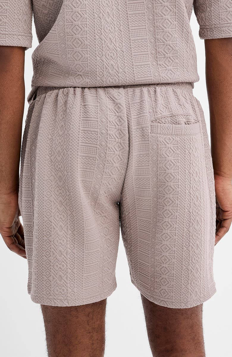 FLEECE FACTORY Jacquard Shorts, Alternate, color,