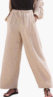 LASCANA Textured Pull On Pants